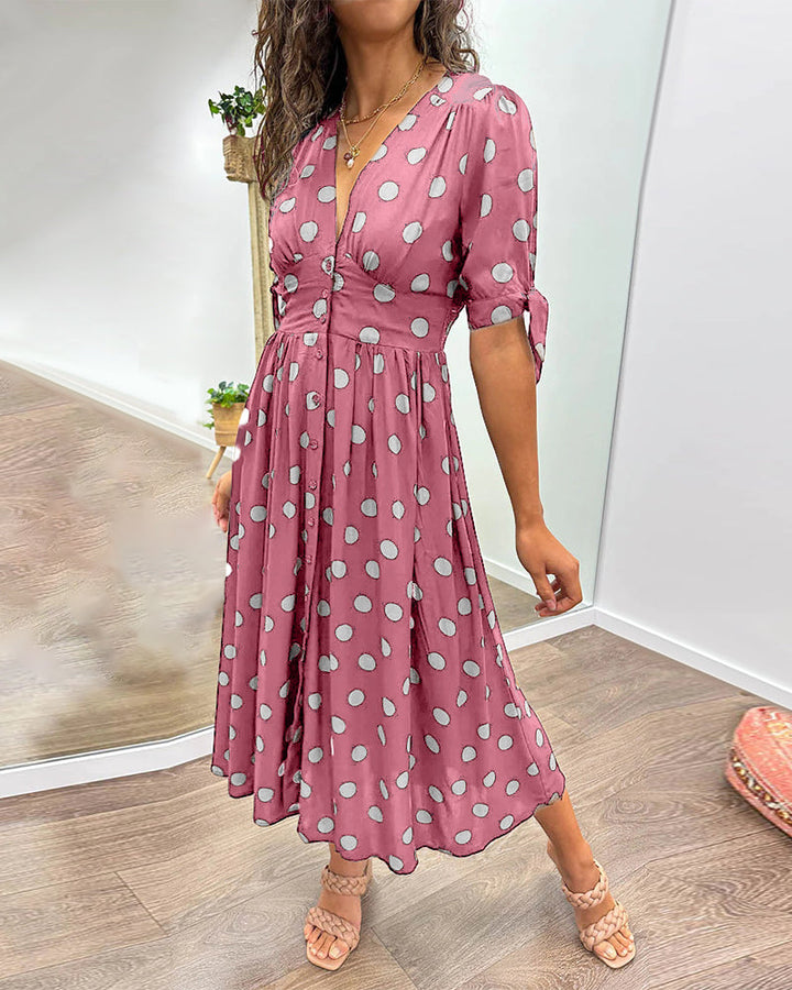 Monique™ | Elegáns Pöttyös Ruha