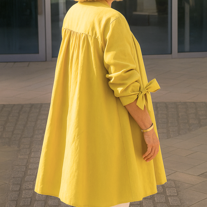 Louise™ | Elegáns ingblúz masnis ujjakkal