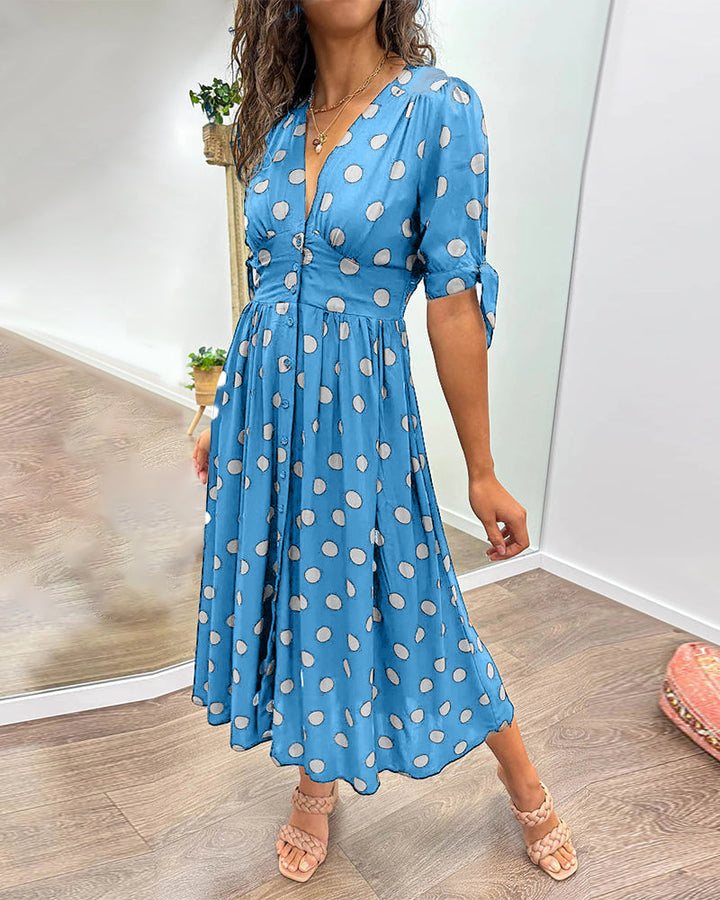 Monique™ | Elegáns Pöttyös Ruha