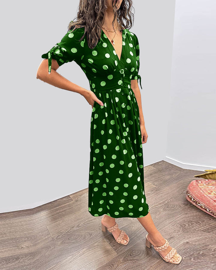 Monique™ | Elegáns Pöttyös Ruha