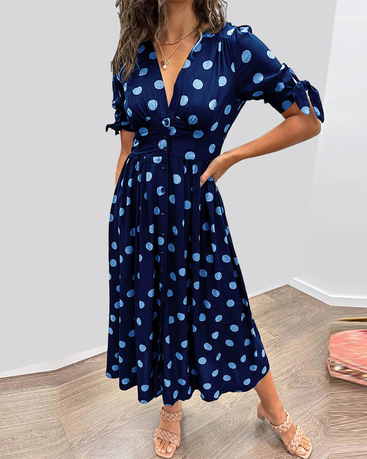 Monique™ | Elegáns Pöttyös Ruha