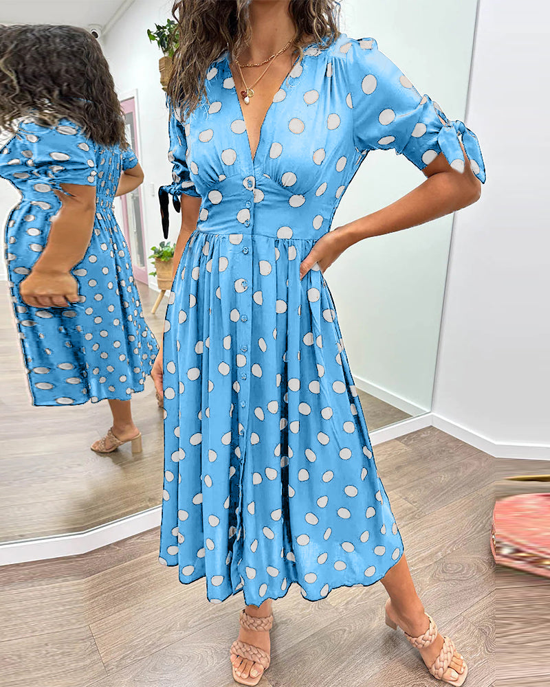 Monique™ | Elegáns Pöttyös Ruha