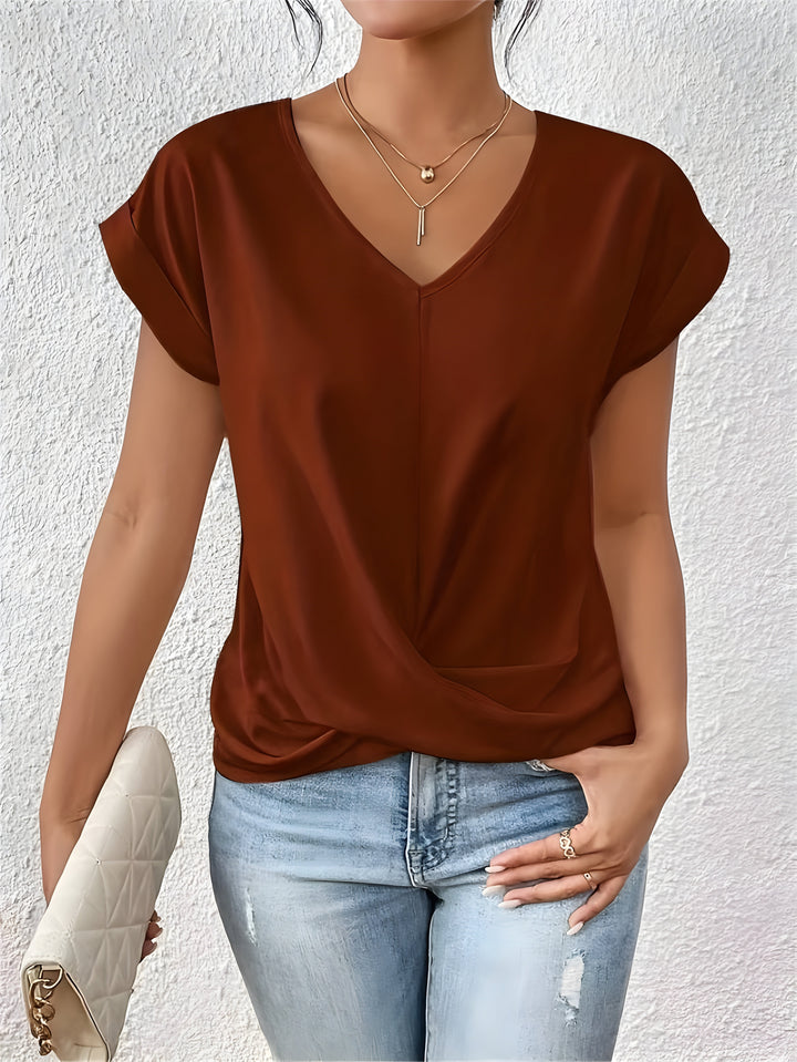 Kathrina | V-nyakú csavart top