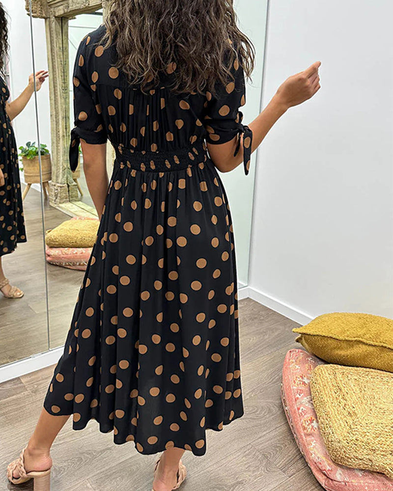 Monique™ | Elegáns Pöttyös Ruha